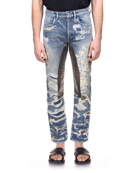 givenchy distressed jeans|GIVENCHY Men's Denim .